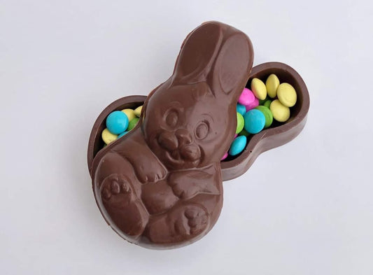 Bunny Box Filled with Chocolate Drops